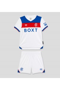 Fotbalové Dres Rangers Dětské Venkovní Oblečení 2025-26 Krátký Rukáv (+ trenýrky)